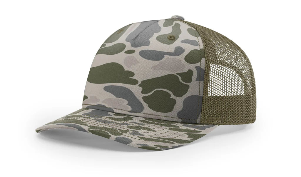 Marsh Duck Camo/Loden - Trucker Hat