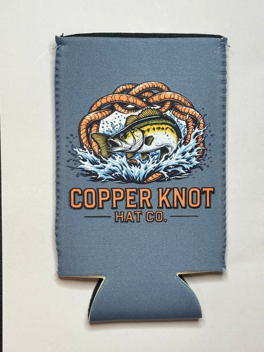 Fishin' and Sippin' - Slim Can Koozie